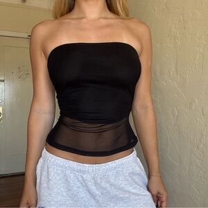 Tiger Mist \\ sheer tube top